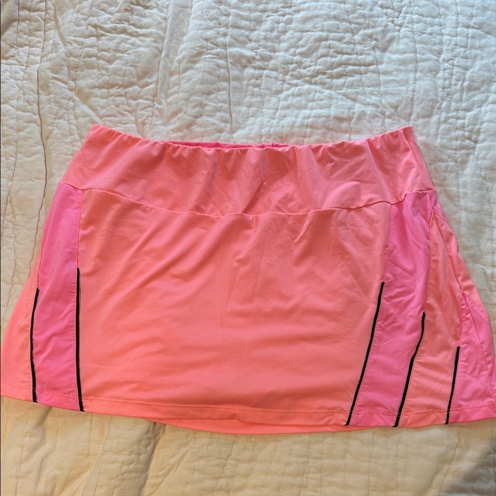 Tail XL Pink Tennis Pickleball Skirt Skort with Black Accents